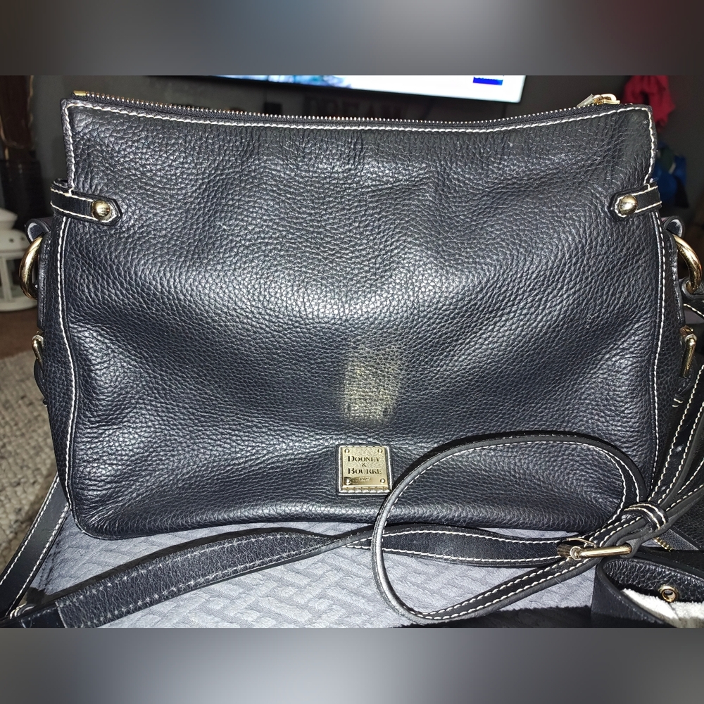 Dooney & Bourke Black Textured Shoulder Bag